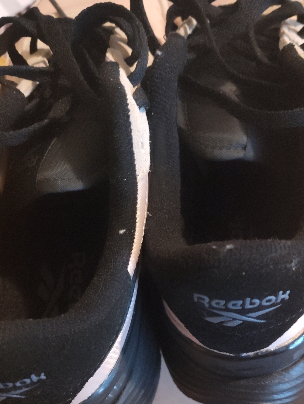 Reebok Pink, Black and Gray Low-Top Sneakers - Picture 4 of 4